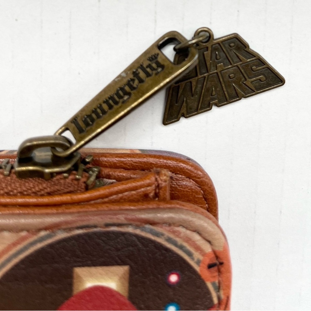 Loungefly X Star Wars Catina Scene Bifold Wallet. Top Zip, Multiple Pockets. - Picture 6 of 11